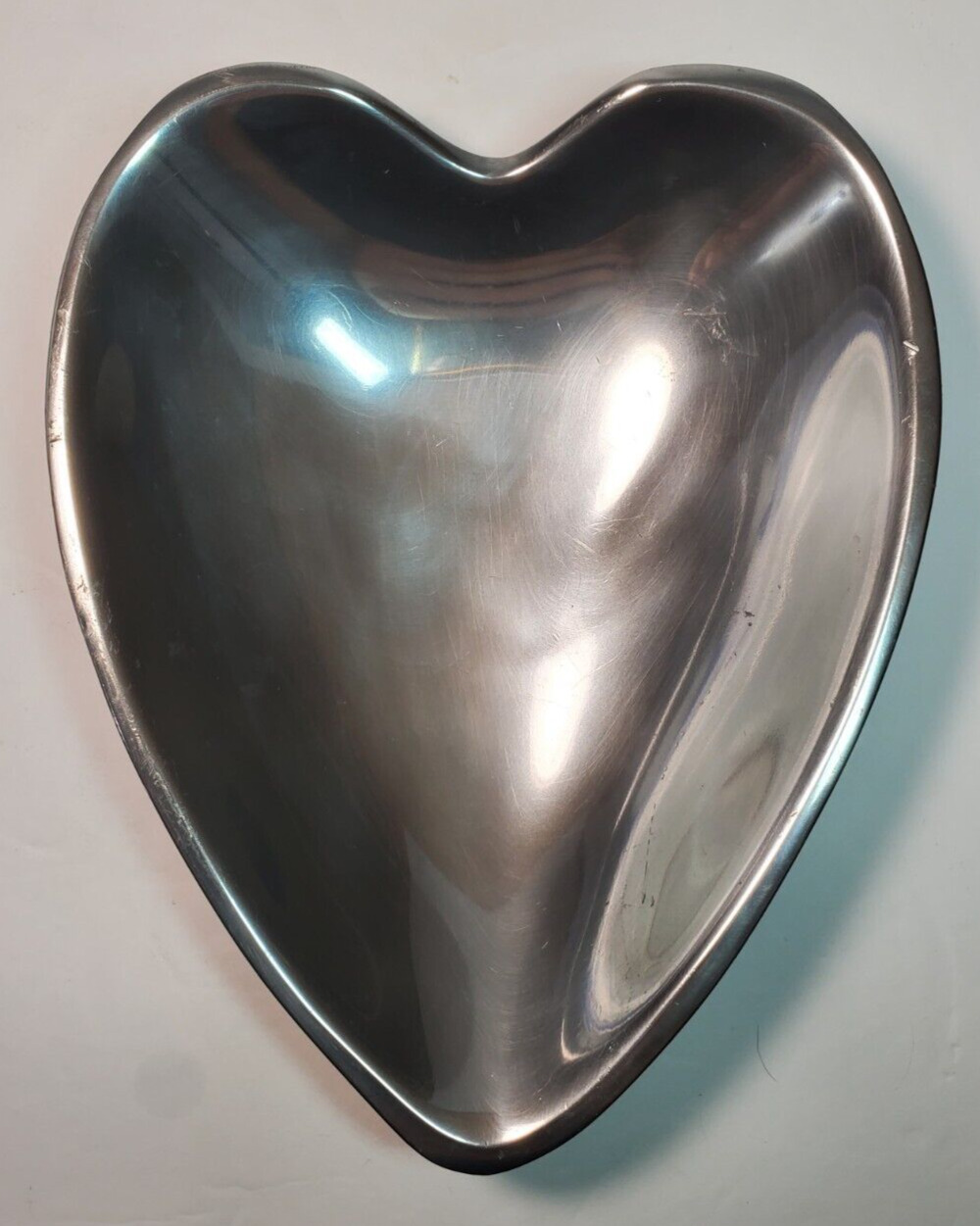 Nambe Classic Heart Serving or Trinket Dish #118B 9 Hot or Cold Dish