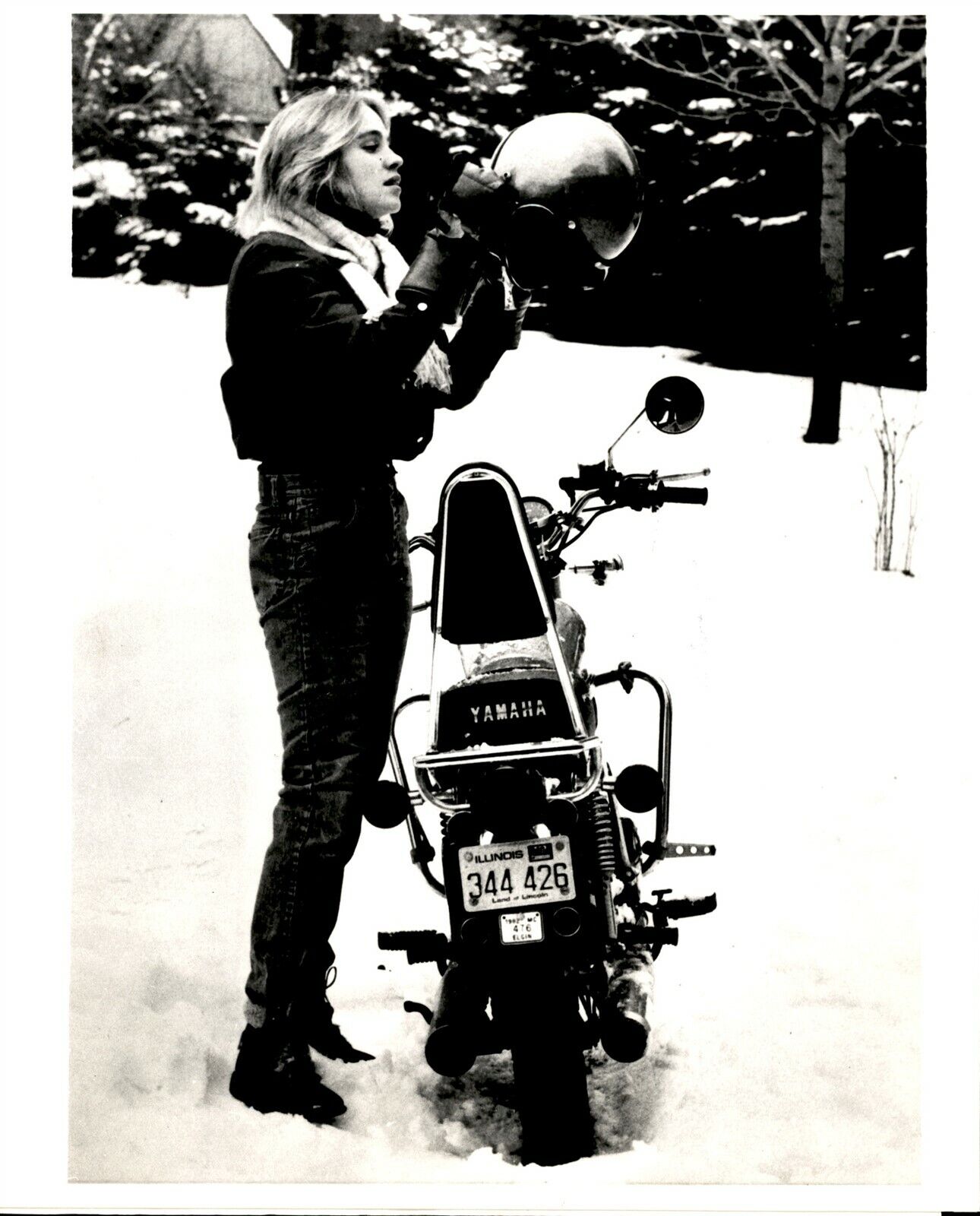 LG932 1983 Orig Val Mazzenga UPI Photo DONNA ALVINE Elgin Sports Star Motorcycle