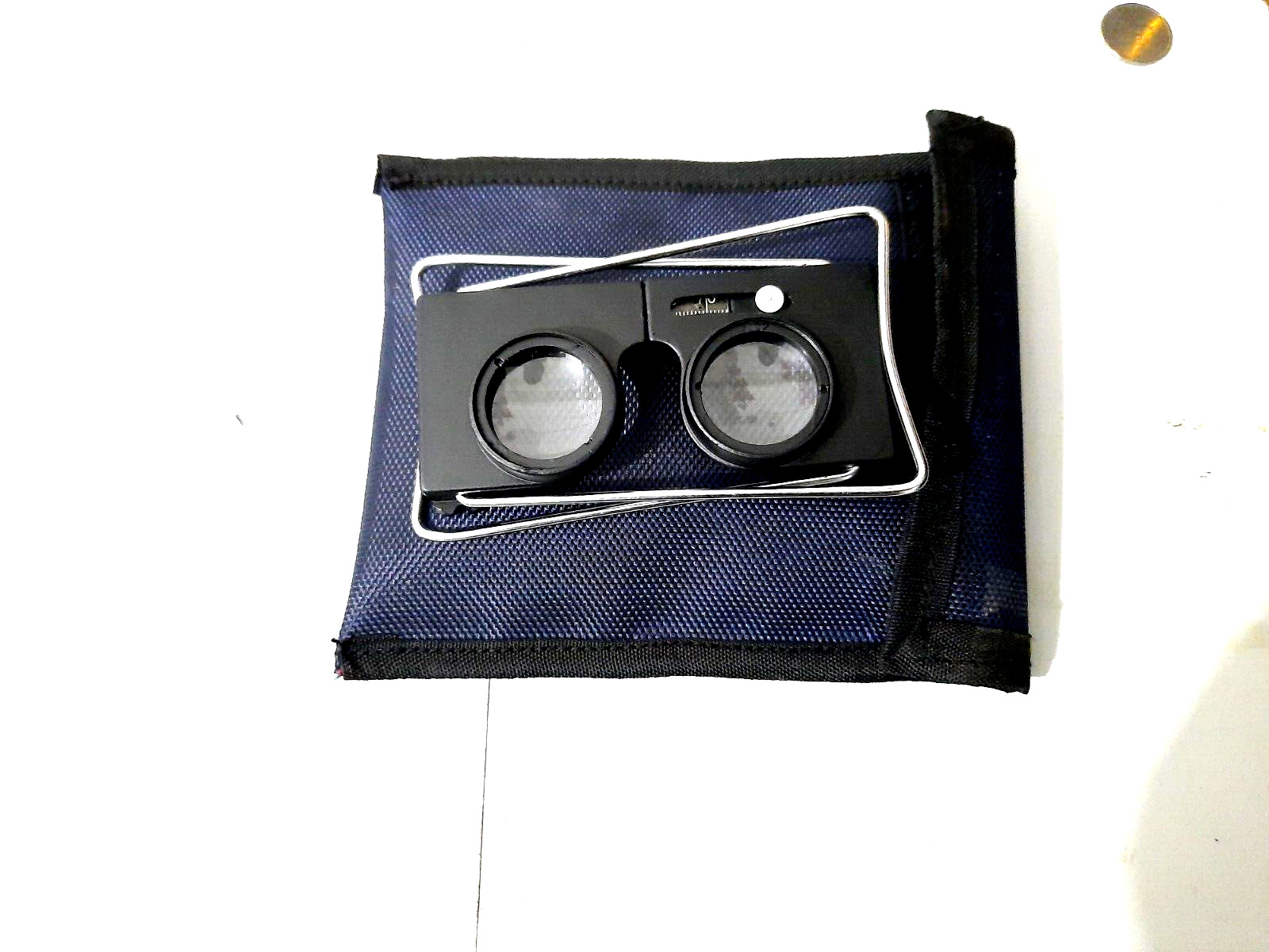 Pocket Stereoscope With Canvas Cover 2 X Stereo views for Arial Photographs