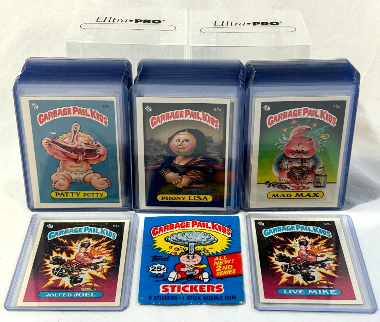 1985 Topps Garbage Pail Kids 2nd Series 2 OS2 MINT 84 Card Set in NEW TOPLOADERS