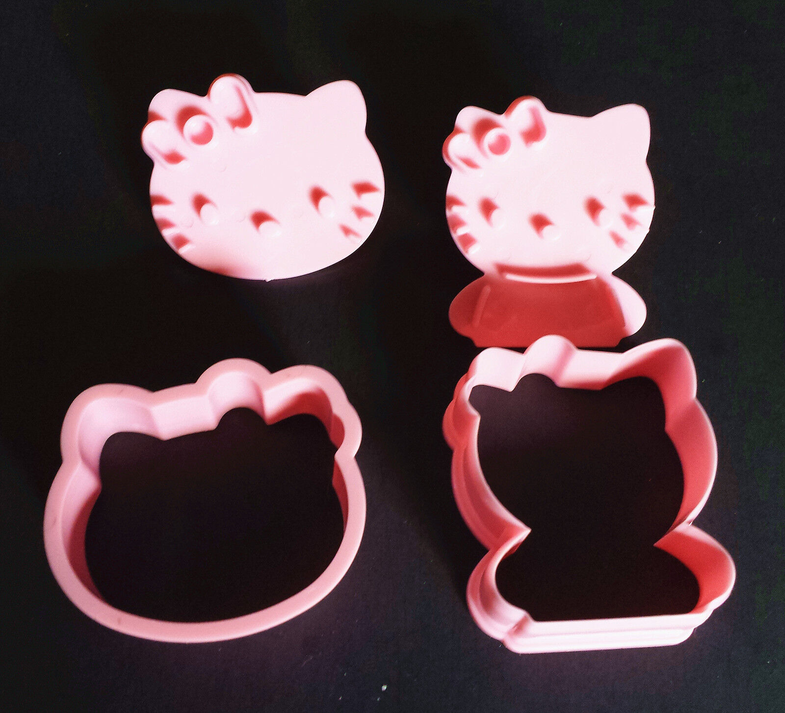hello kitty cookie cutter mold with stamps