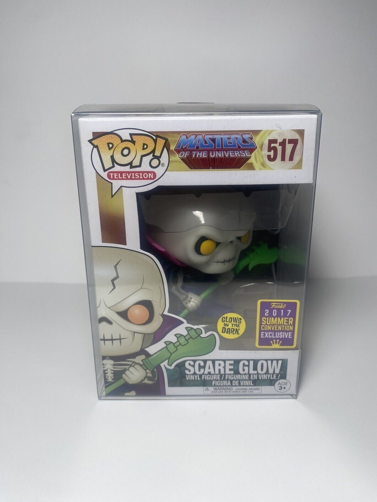 SDCC 2017 FUNKO POP #517 SCARE GLOW MASTERS OF THE UNIVERSE LIMITED