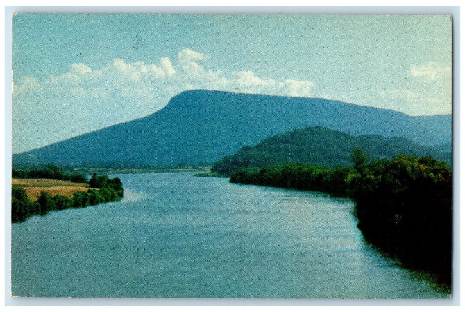 1957 Tennessee River Lookout Mountain Chattanooga Tennessee TN Vintage Postcard
