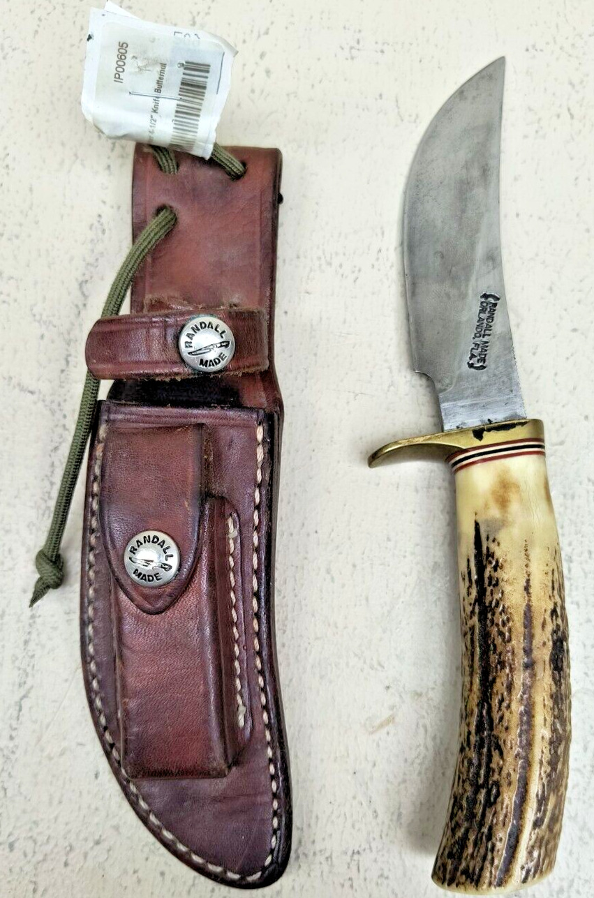 RANDALL MADE KNIFE KNIVES MODEL 20 YUKON SKINNER W/LEATHER SHEATH