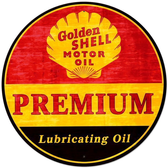 GOLDEN SHELL MOTOR OIL CLAM 42\