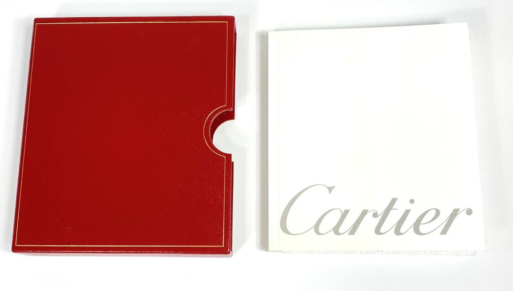Cartier Watch Instructions &  Information Books + Red Cover