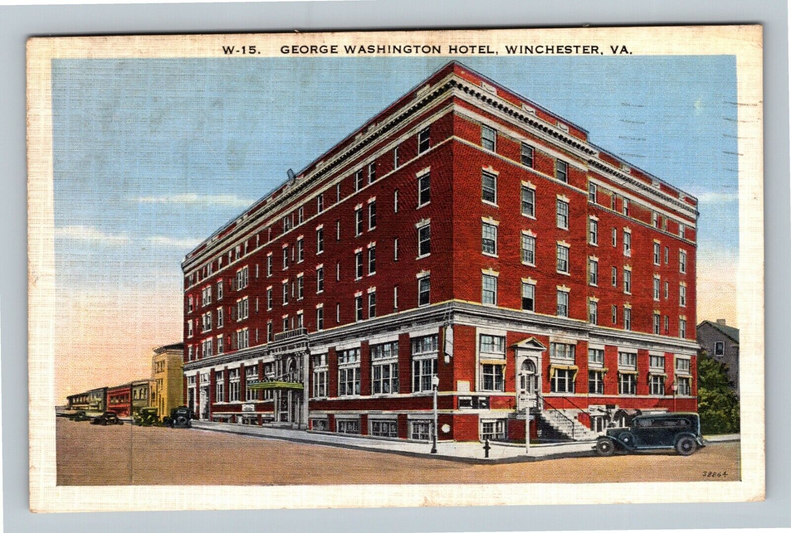Winchester VA, Historic George Washington Hotel, Virginia c1959 Vintage Postcard
