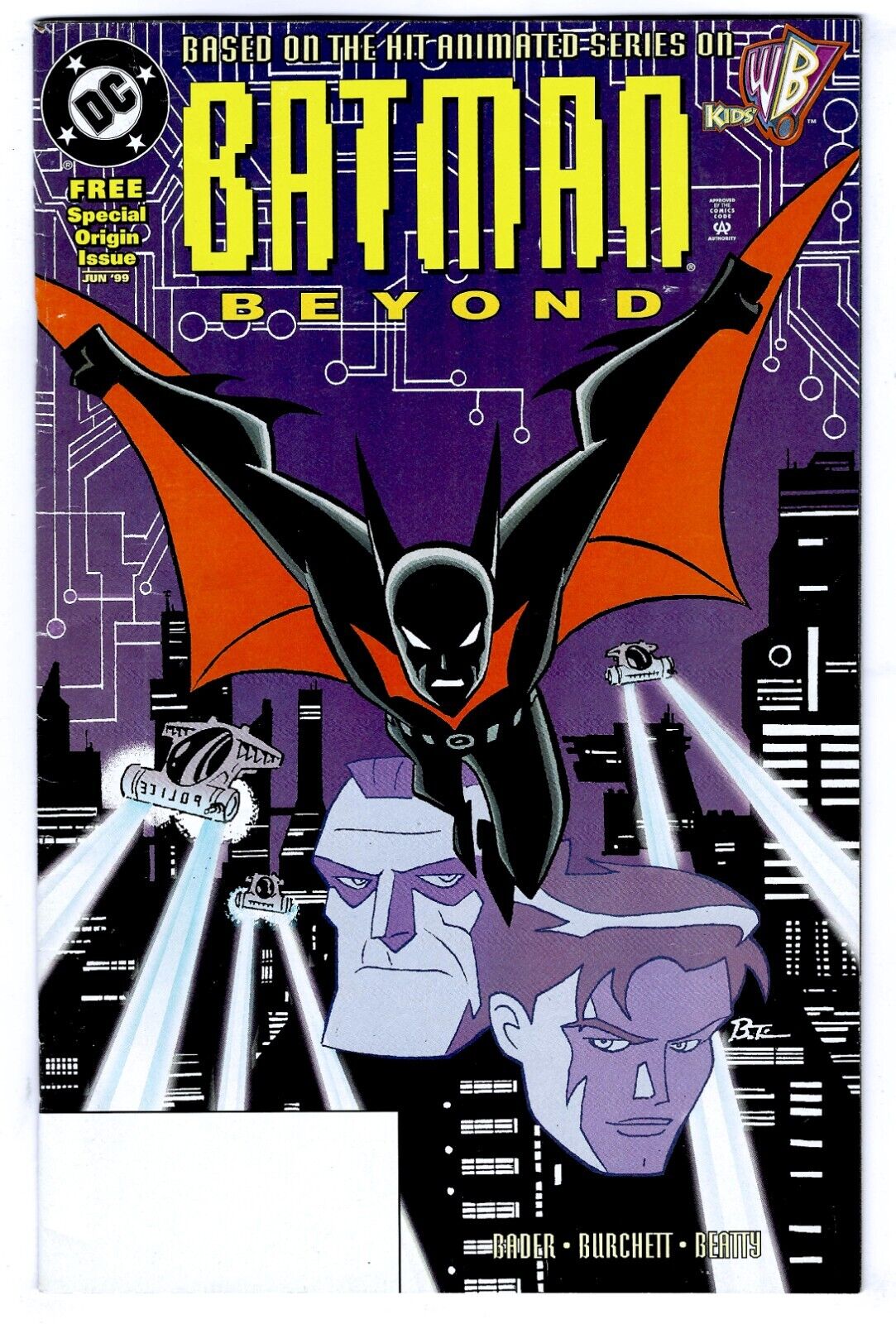 Batman Beyond Free Special Origin Issue DC Comics (1999) 1st App Terry McGinnis