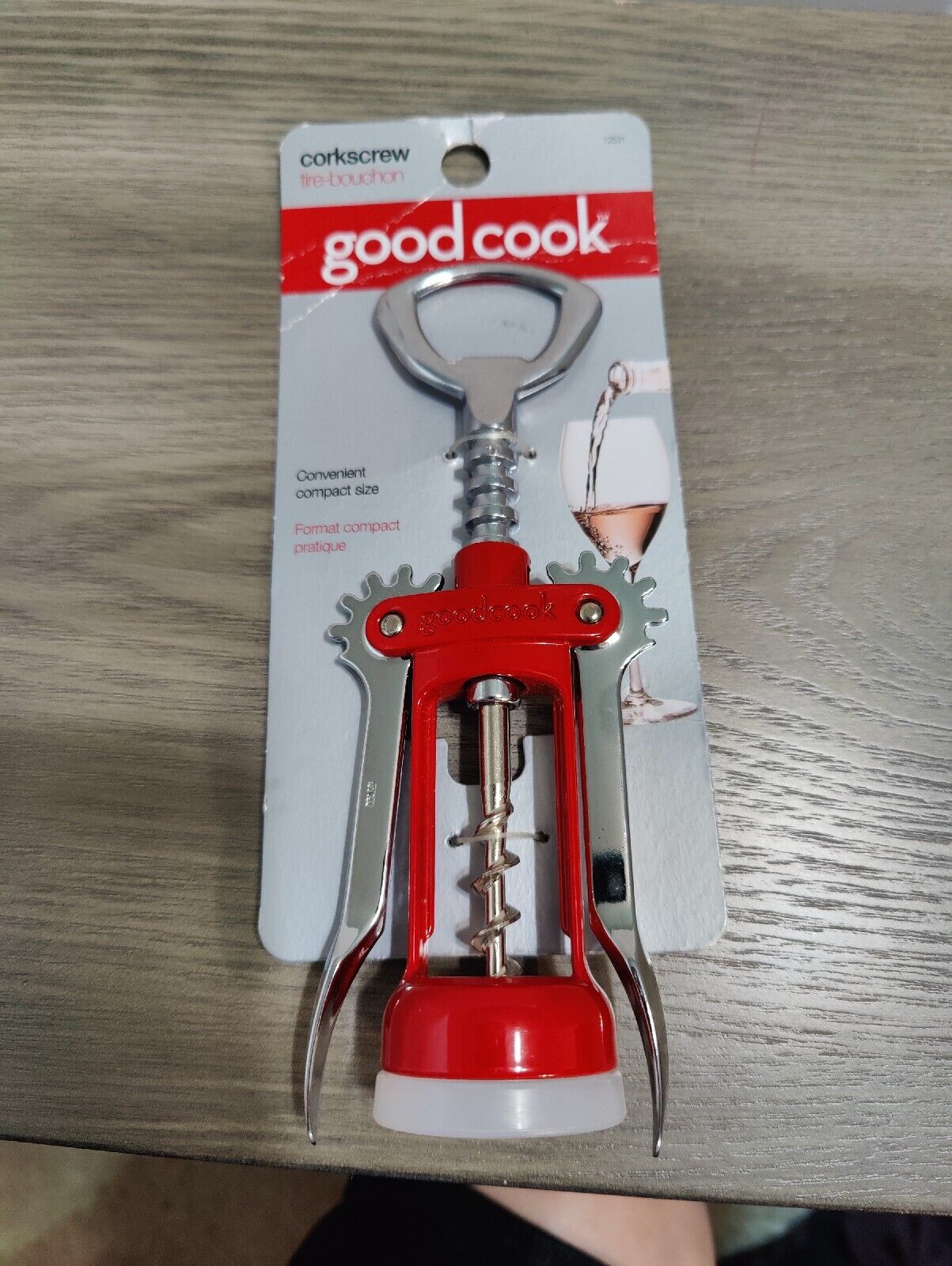 Goodcook Wing style corkscrew #12531  NEW