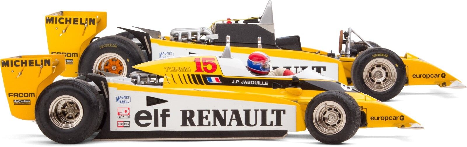Exoto | FLASH DEALS | Renault Gordini RE-20 Turbo | F1 Bundle | 1:18 | #BND22095