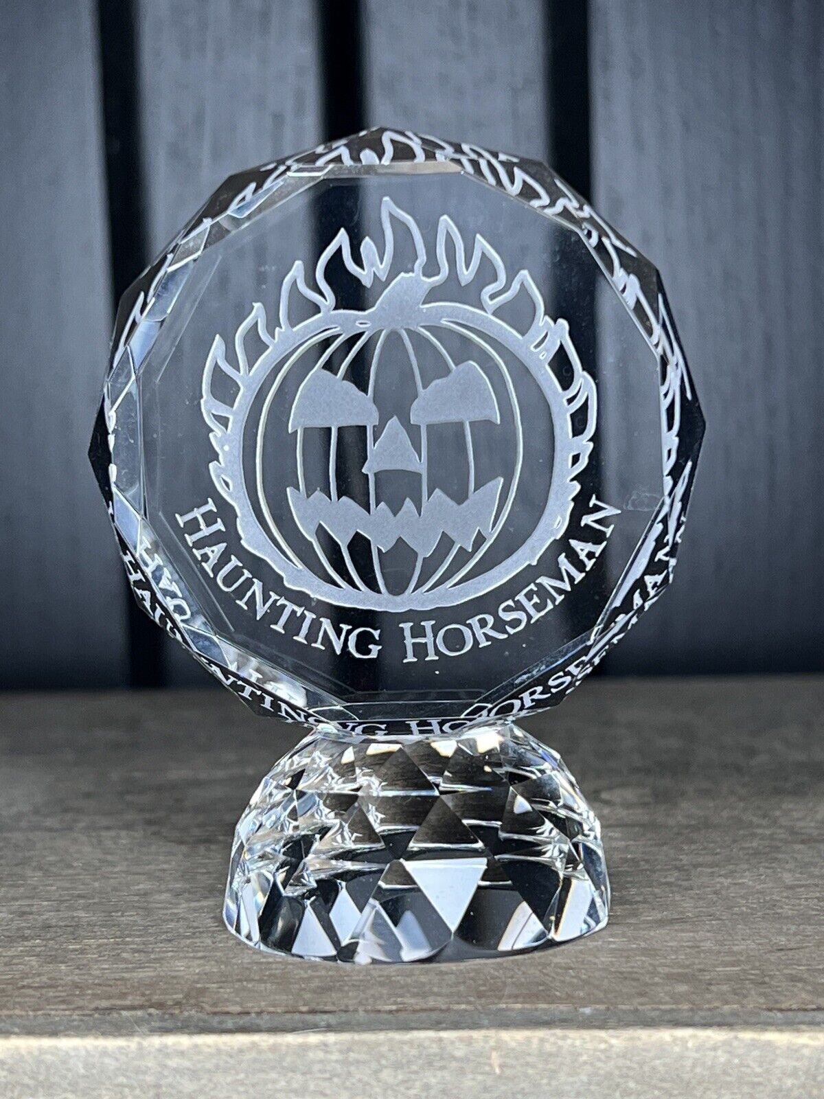 WDCC Haunting Horseman Martine Millan Crystal Disney Classics Collection Promo