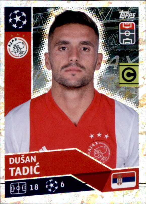 2020 Topps Champions League/21 Sticker AJA17 - Dusan Tadic - Captain