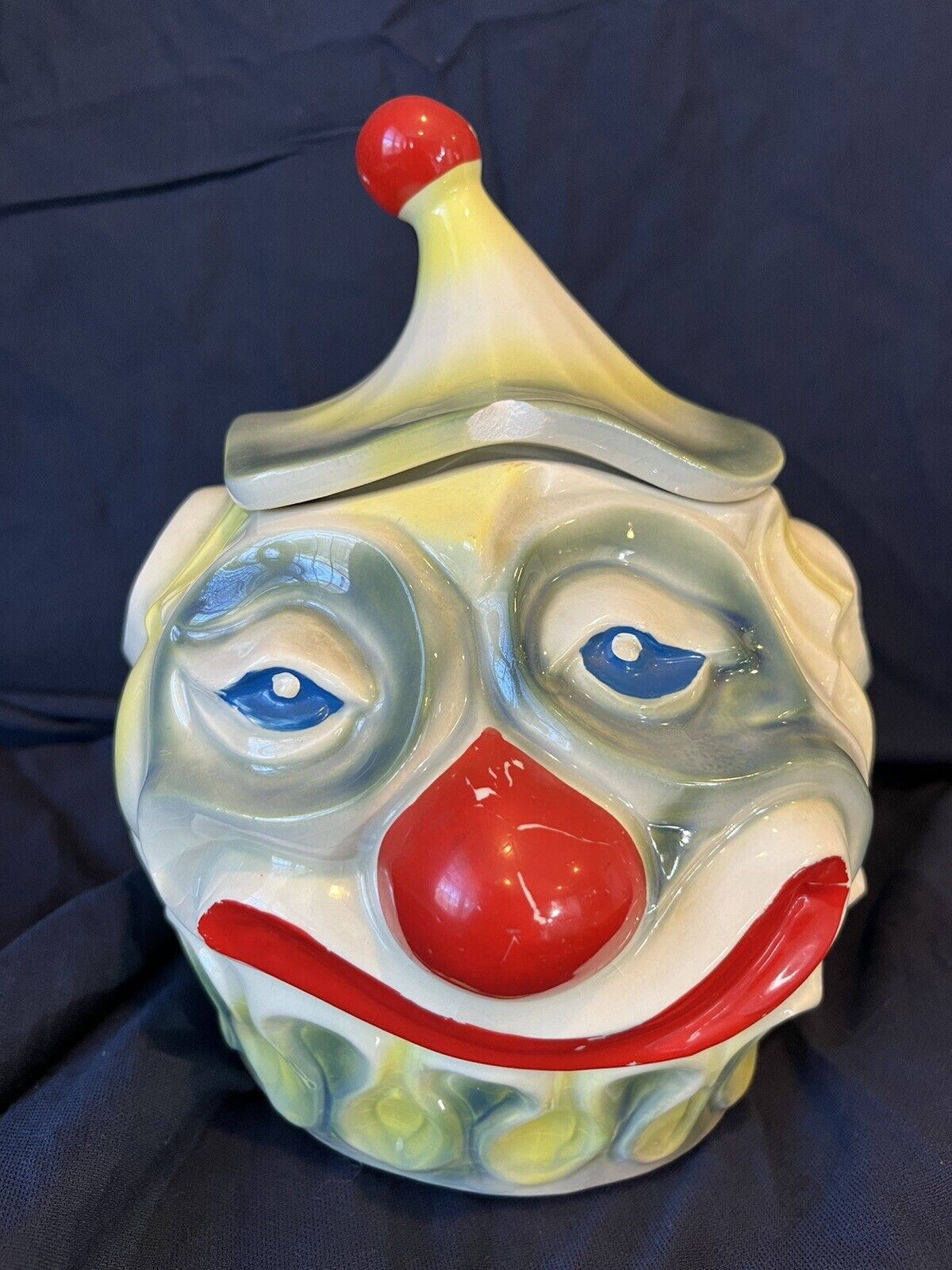 Vintage McCoy Sad Clown Cookie Jar