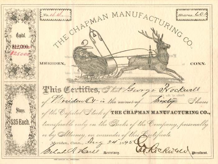 Chapman Manufacturing Co. - General Stocks