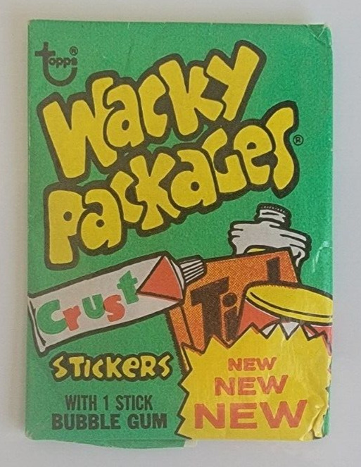 1975 VINTAGE WACKY PACKAGES SERIES 12 UNOPENED GREEN PACK  @@ RARE @@