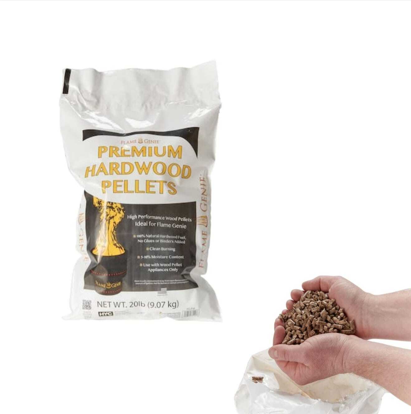 Flame Genie Premium Wood Pellets - Quality Fuel for Efficient and Clean Burning