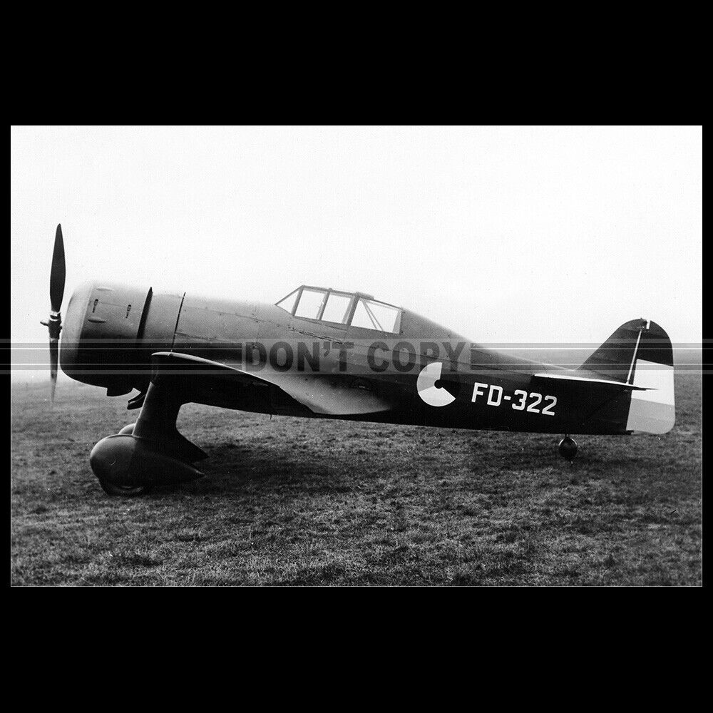 Photo AV.000153 FOKKER D.XXI (D.21) 1936 COMPACT FIGHTER AIRCRAFT