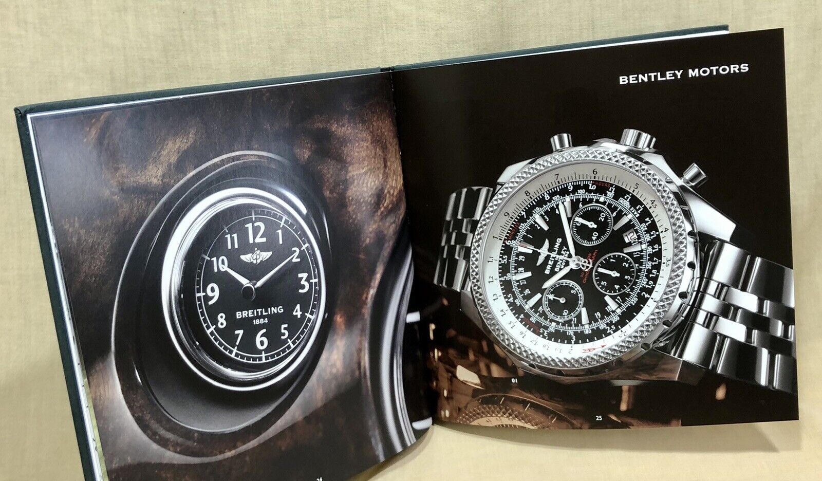 BREITLING for BENTLEY 2008 Catalogue French Mulliner Tourbillon 6.75 GT Racing /