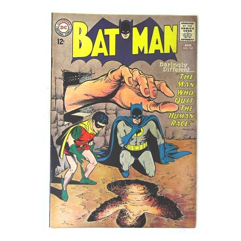 Batman (1940 series) #165 in Very Fine minus condition. DC comics [d@