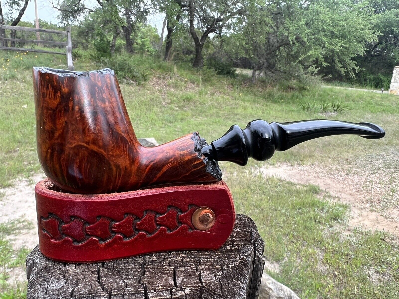 Stunning Large Vintage Soren Freehand Pipe in Outstanding Condition