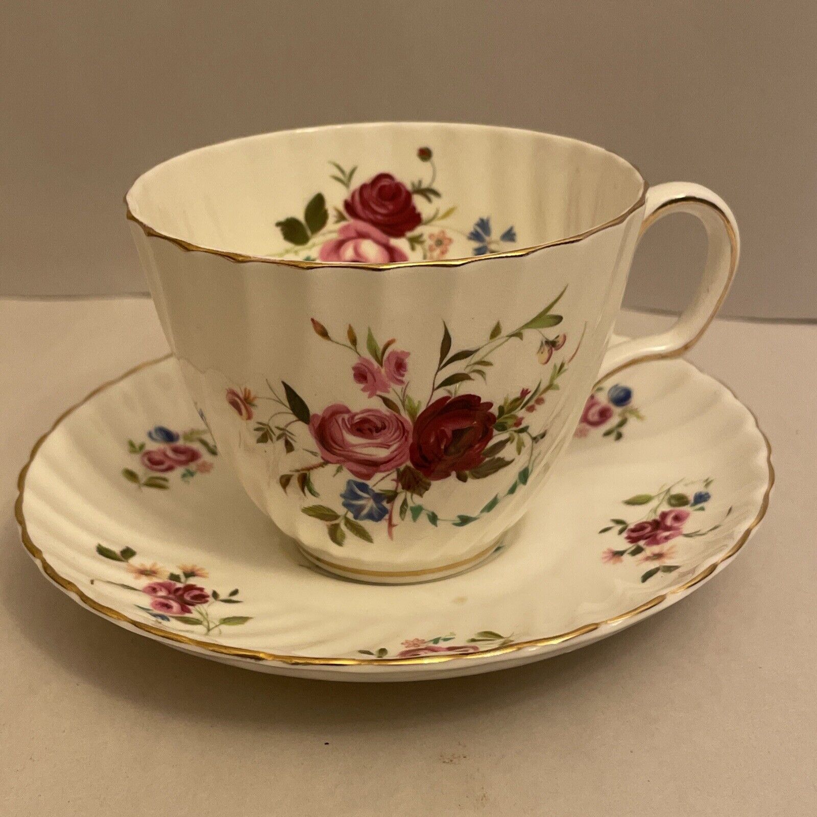 Vintage Adderley Tea Cup and Saucer English Bone China