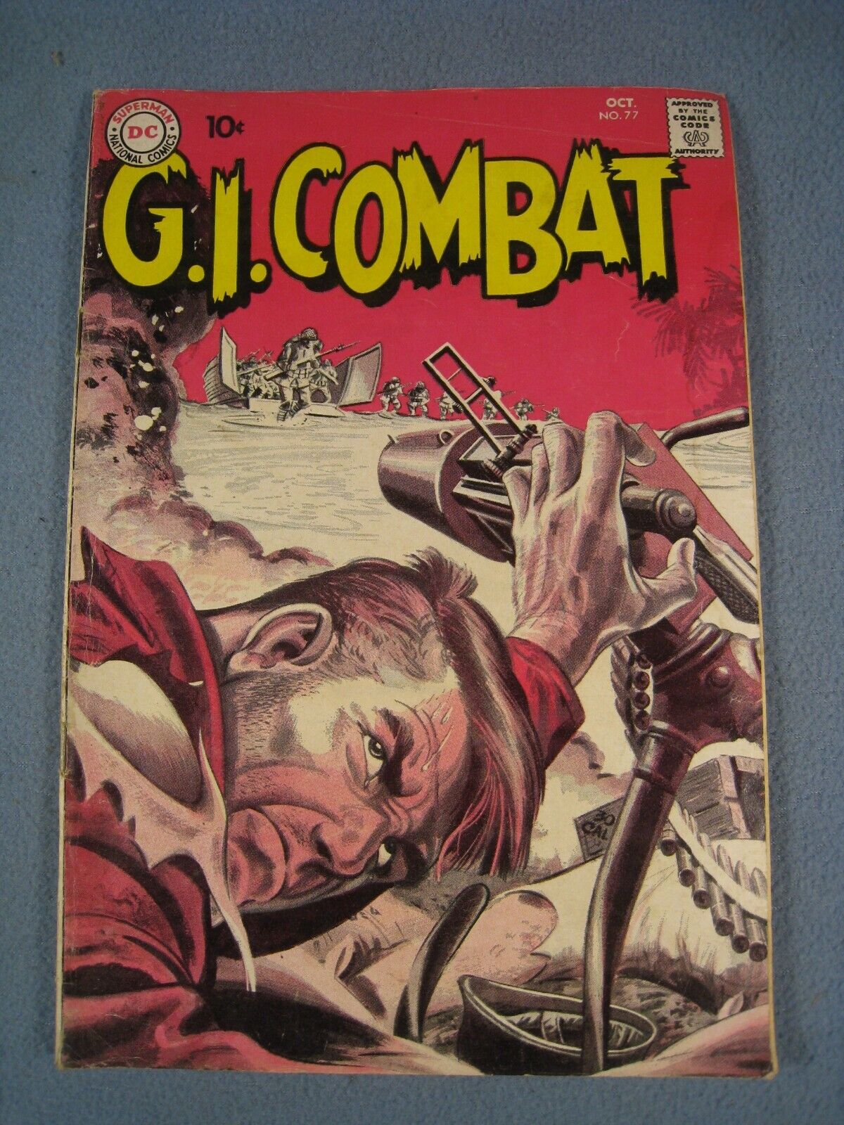 Vintage 1959 10 Cent G.I. Combat Comic book # 77