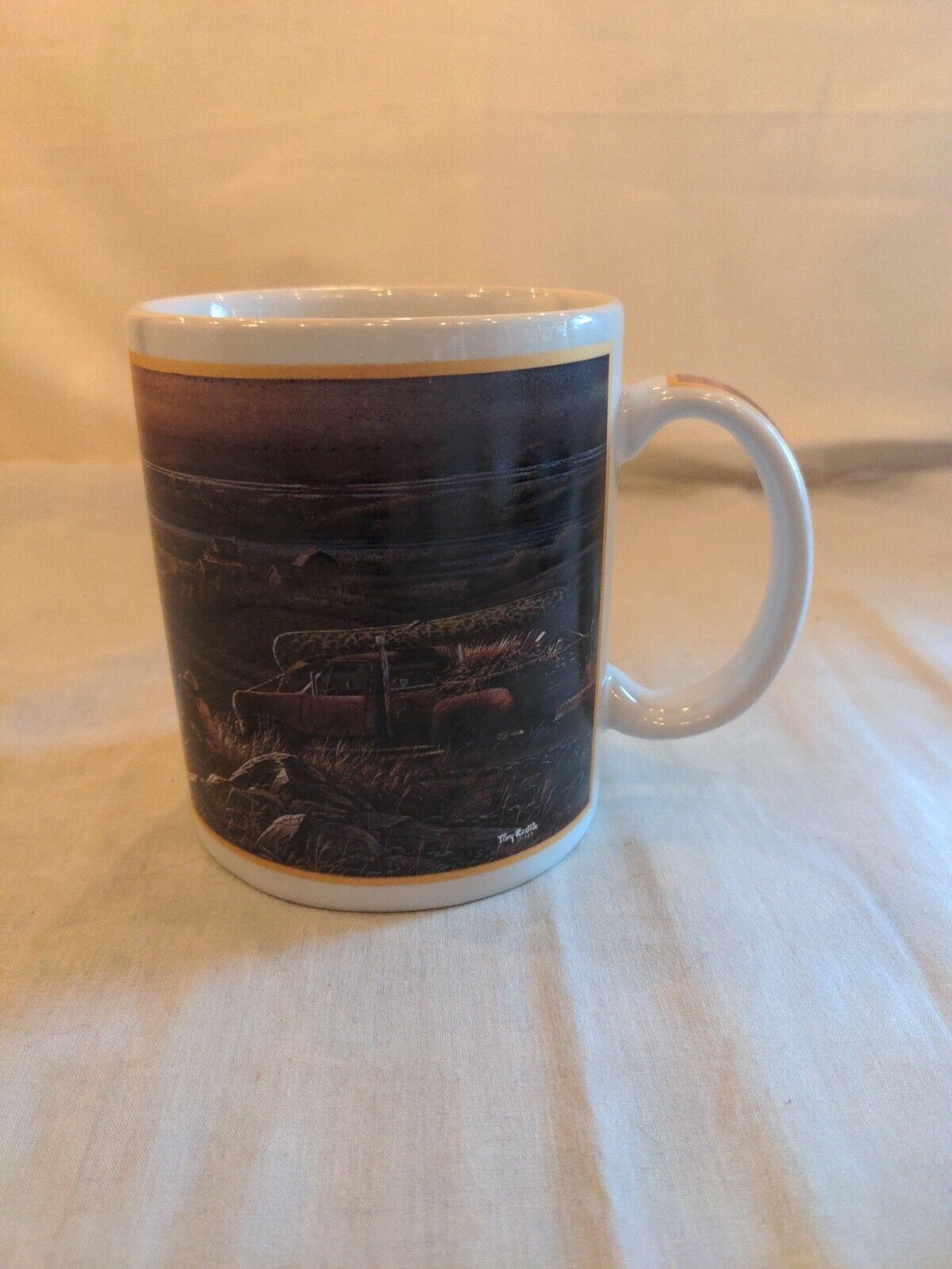 Vintage 1998 Terry Redlin Best Friends coffee Mug the Hadley Collection