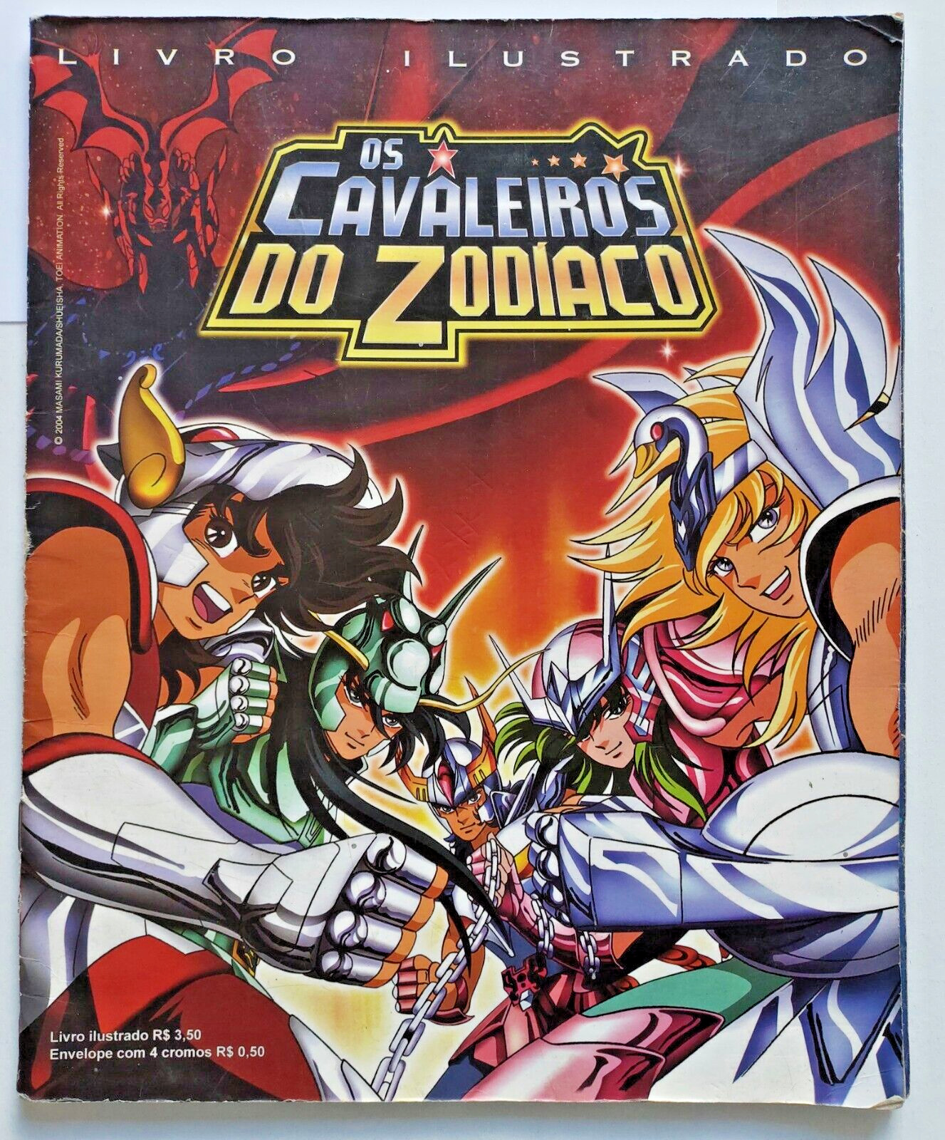 Knights of Zodiac 2004 (Brazil) Original Stickers Album COMPLETE - VERY RARE