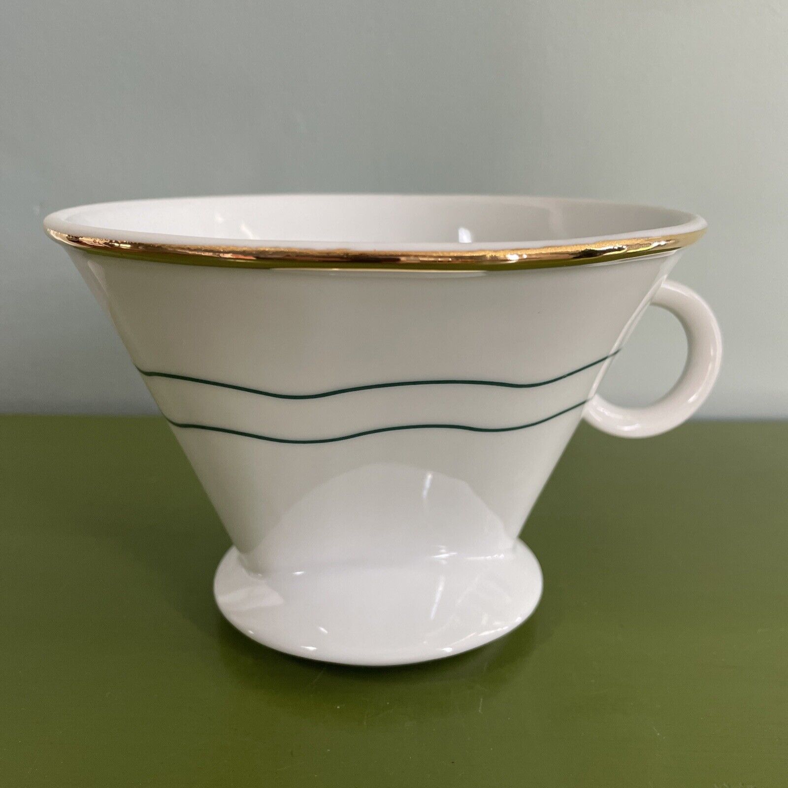 1987 Michael Graves Swid Powell “The Little Dripper”Coffee Porcelain Pour Over