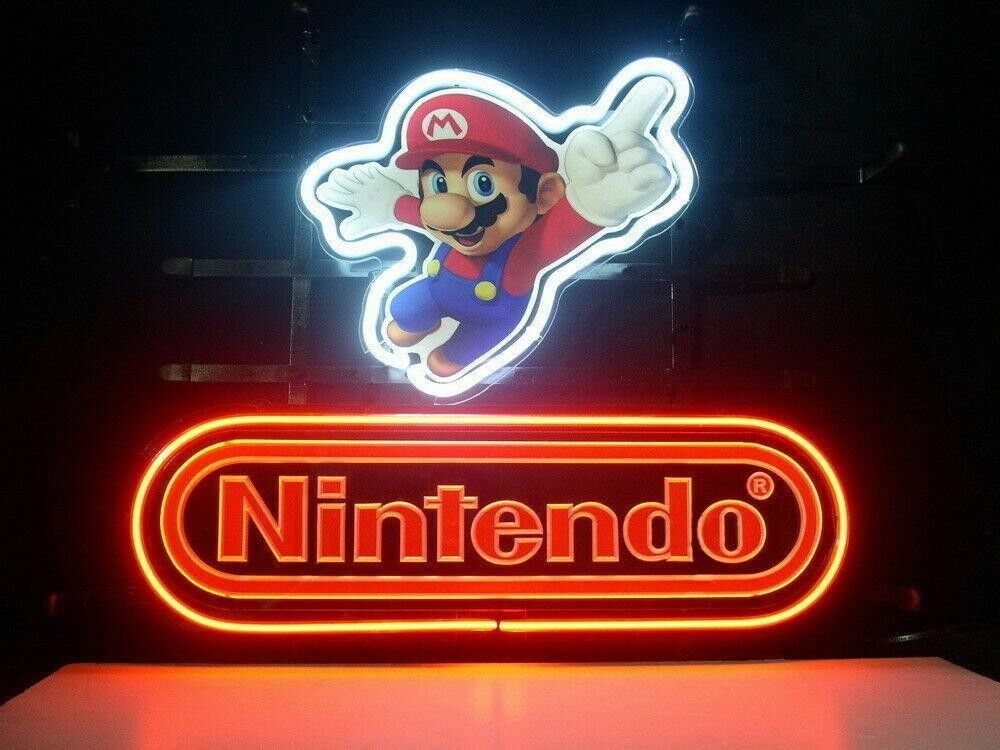 New Nintendo Super Mario Neon Light Sign 20\