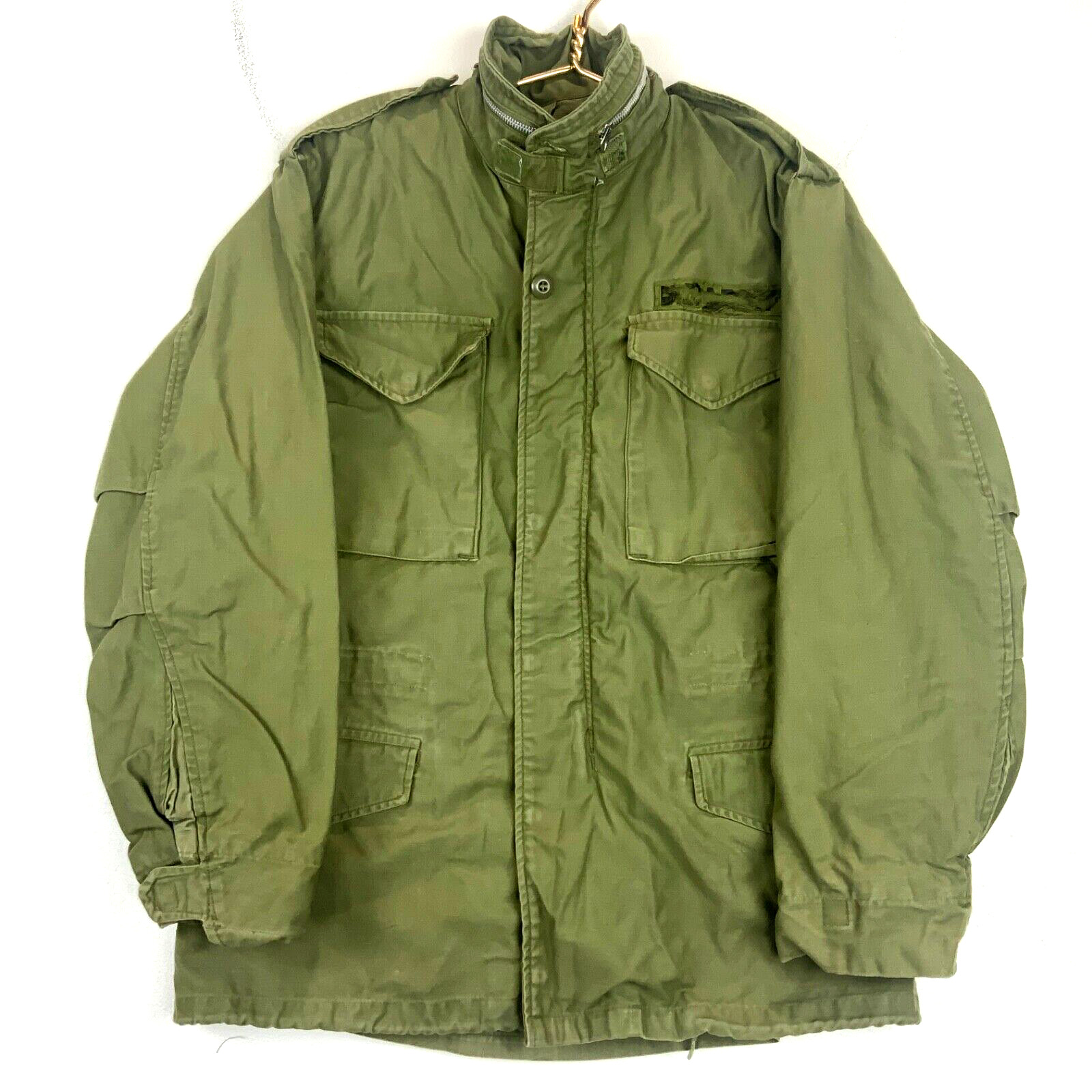 Vintage Military M65 Jacket Size Small Green Vietnam Era 60s 70s
