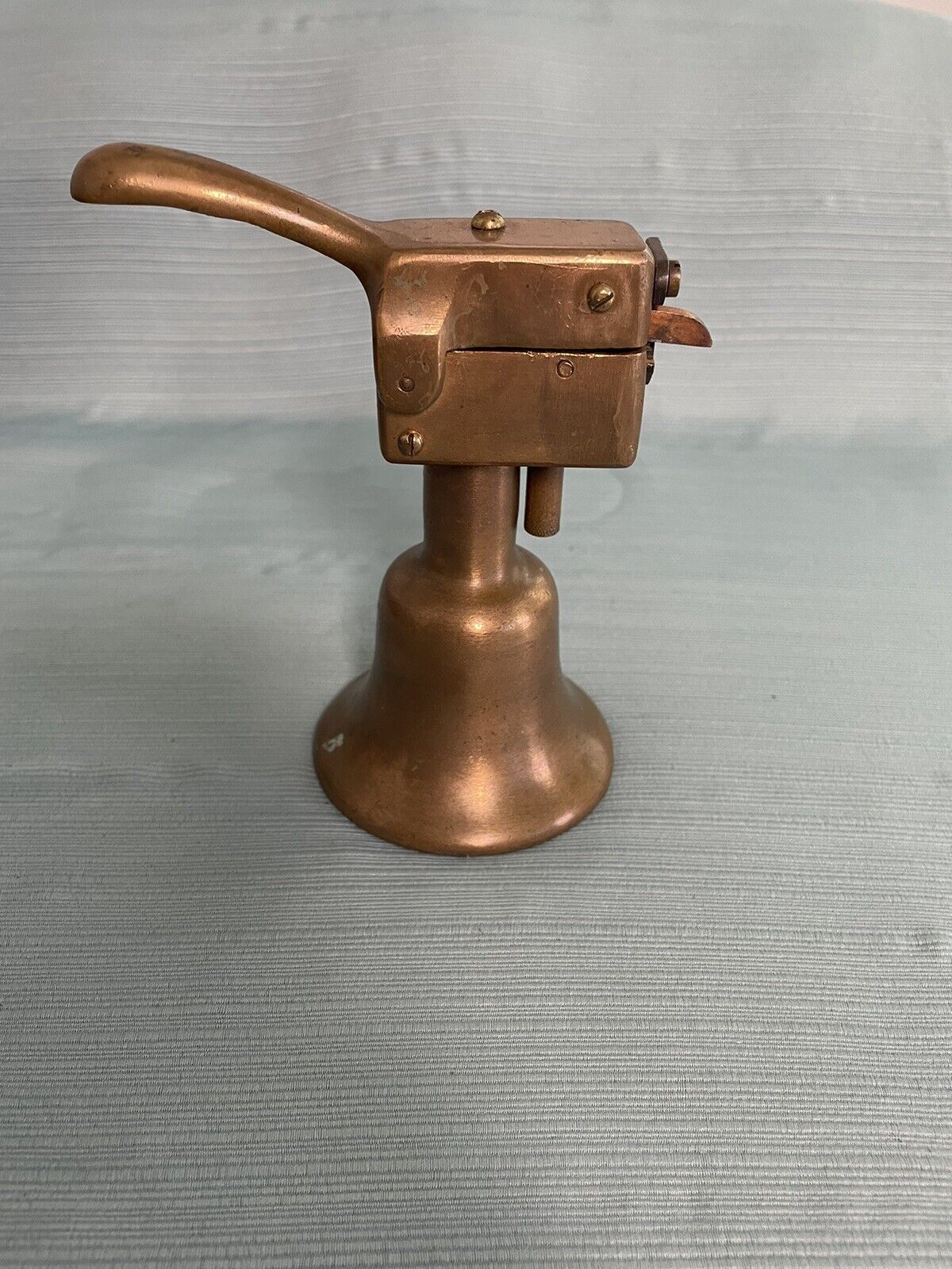 Antique 1924 S.E. Guinn Guinco Bell Lighter / Paperweight