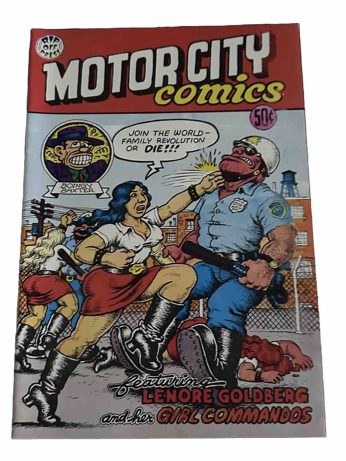 VERY RARE -Motor City Comics 1 NM 9.4 Underground Comic R Crumb 5th Print Comix