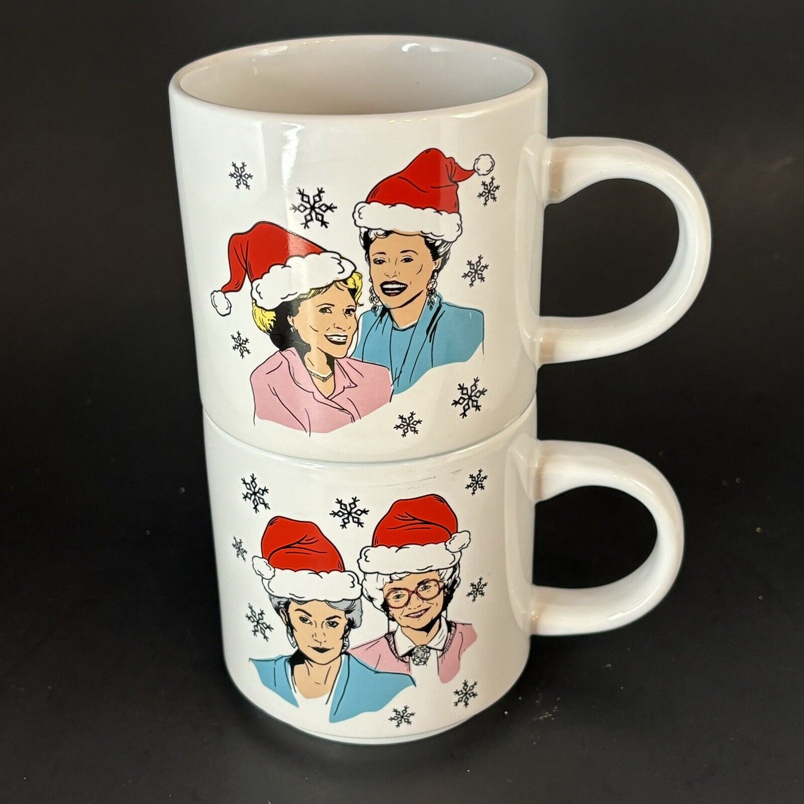 THE GOLDEN GIRLS 2 PACK HOLIDAY COFFEE MUG NEW