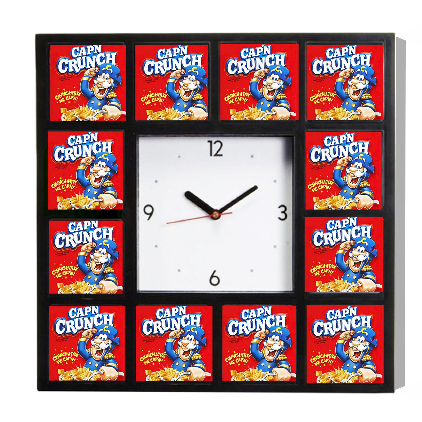 Captain Cap'n Crunch Advertising Promo Diner Clock with 12 pictures. Not $60