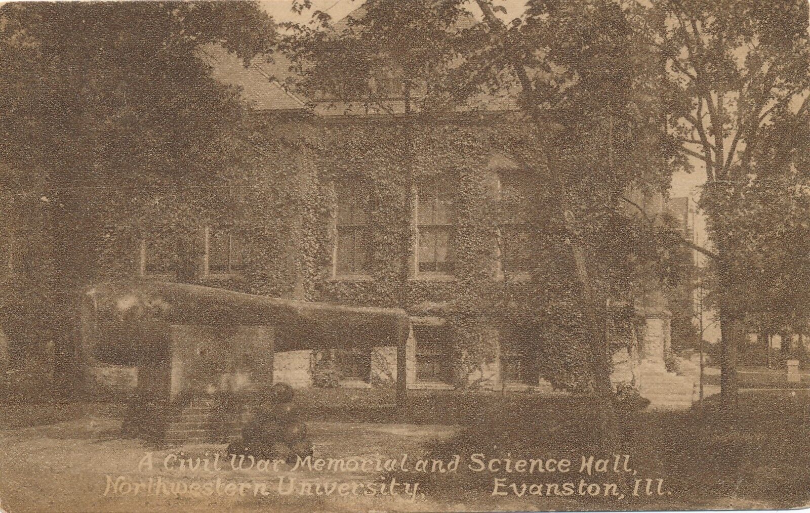 EVANSTON IL – Northwestern University A Civil War Memorial and Science Hall