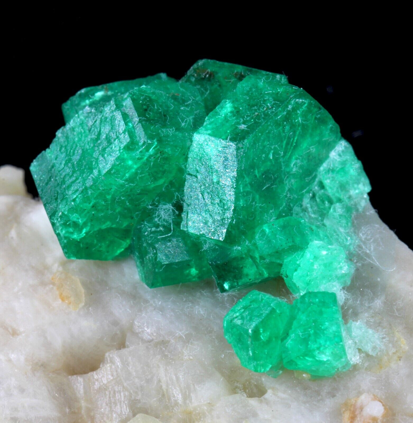 Gorgeous Green Emerald Crystal Cluster on Matrix - Gujar Killi, Afghanistan