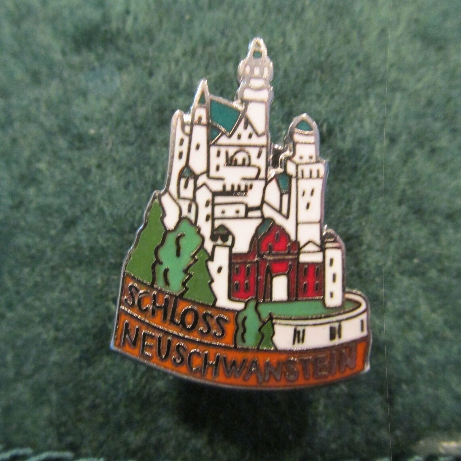 Neuschwanstein Castle German Hat Pin
