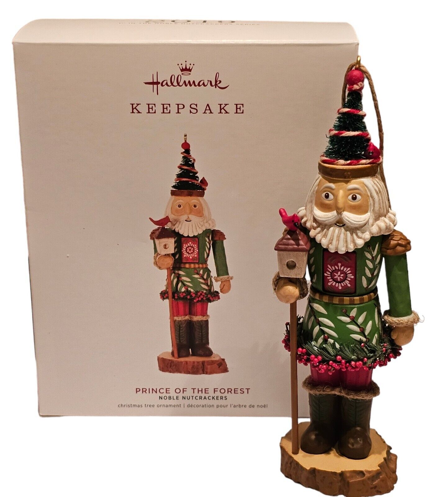 2019 Hallmark Noble Nutcracker Prince of the Forest Christmas Holiday Ornament