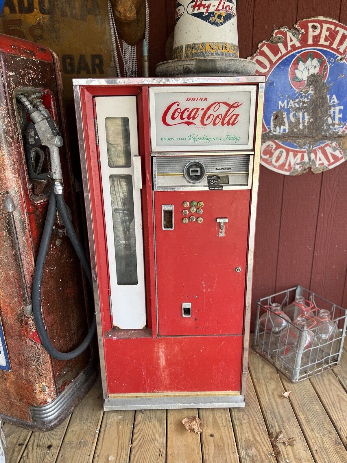 Vintage Coca-Cola Machine  1960 - 1961 Cavalier  Bottle Machine