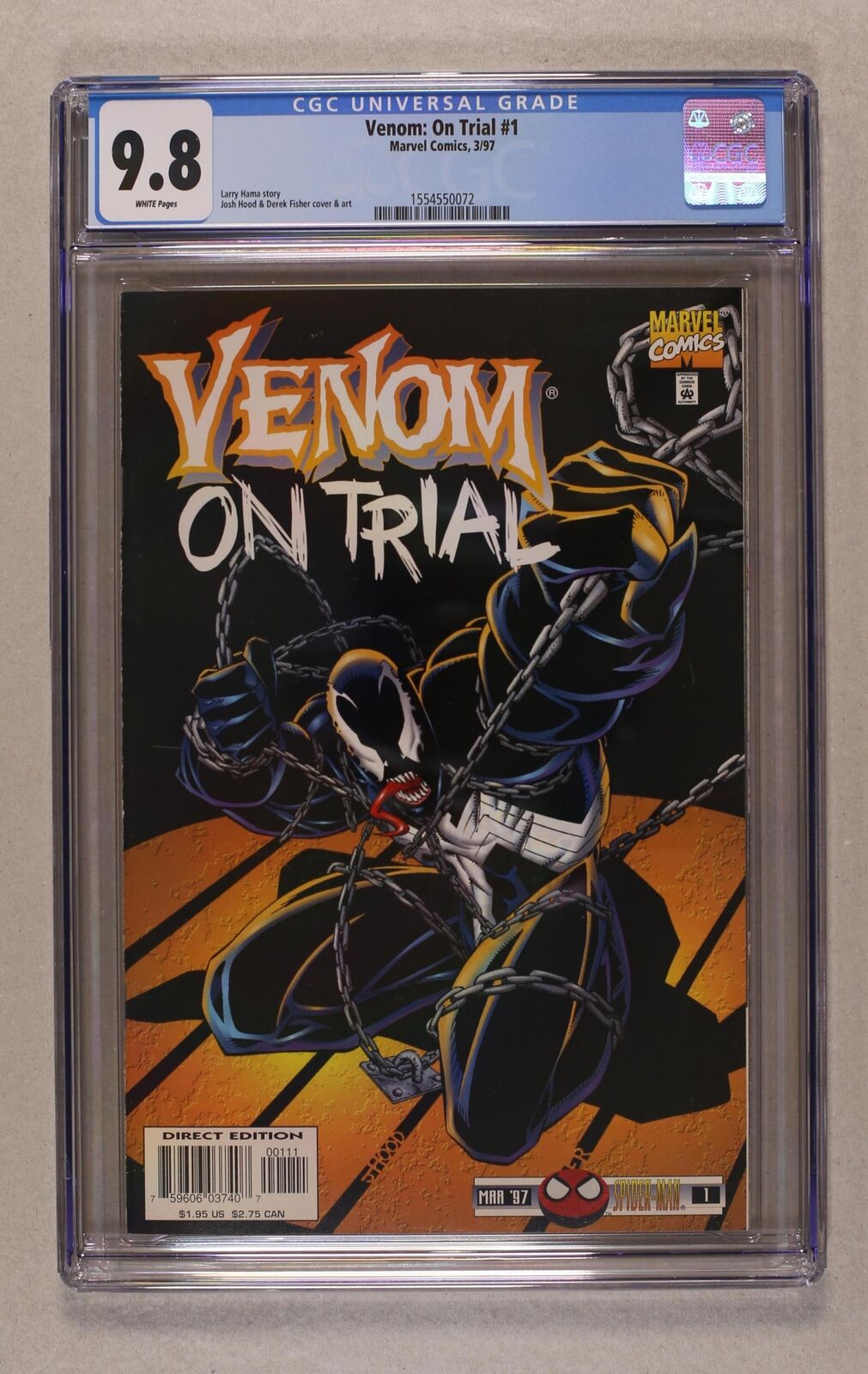 Venom on Trial #1 CGC 9.8 1997 1554550072