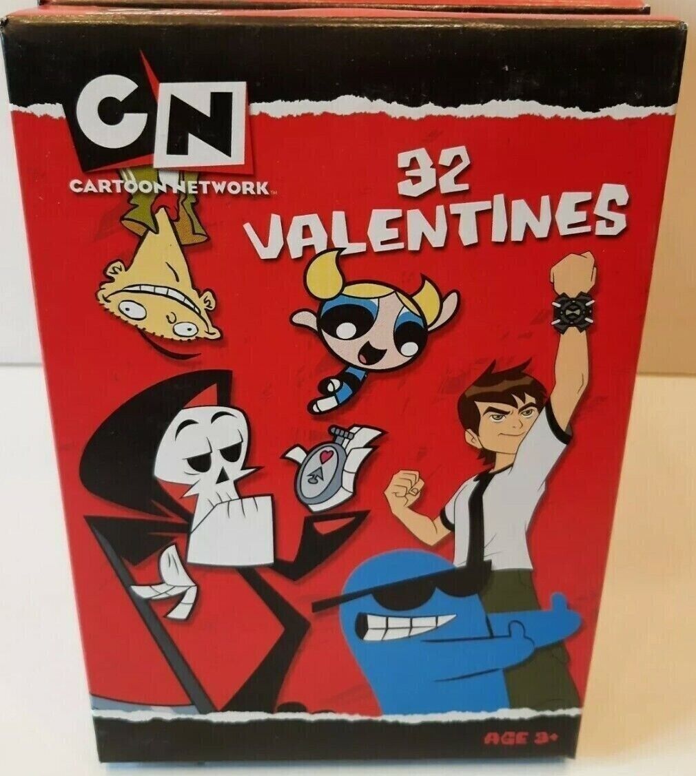 Vintage Cartoon Network Valentines Factory Sealed New Old Stock
