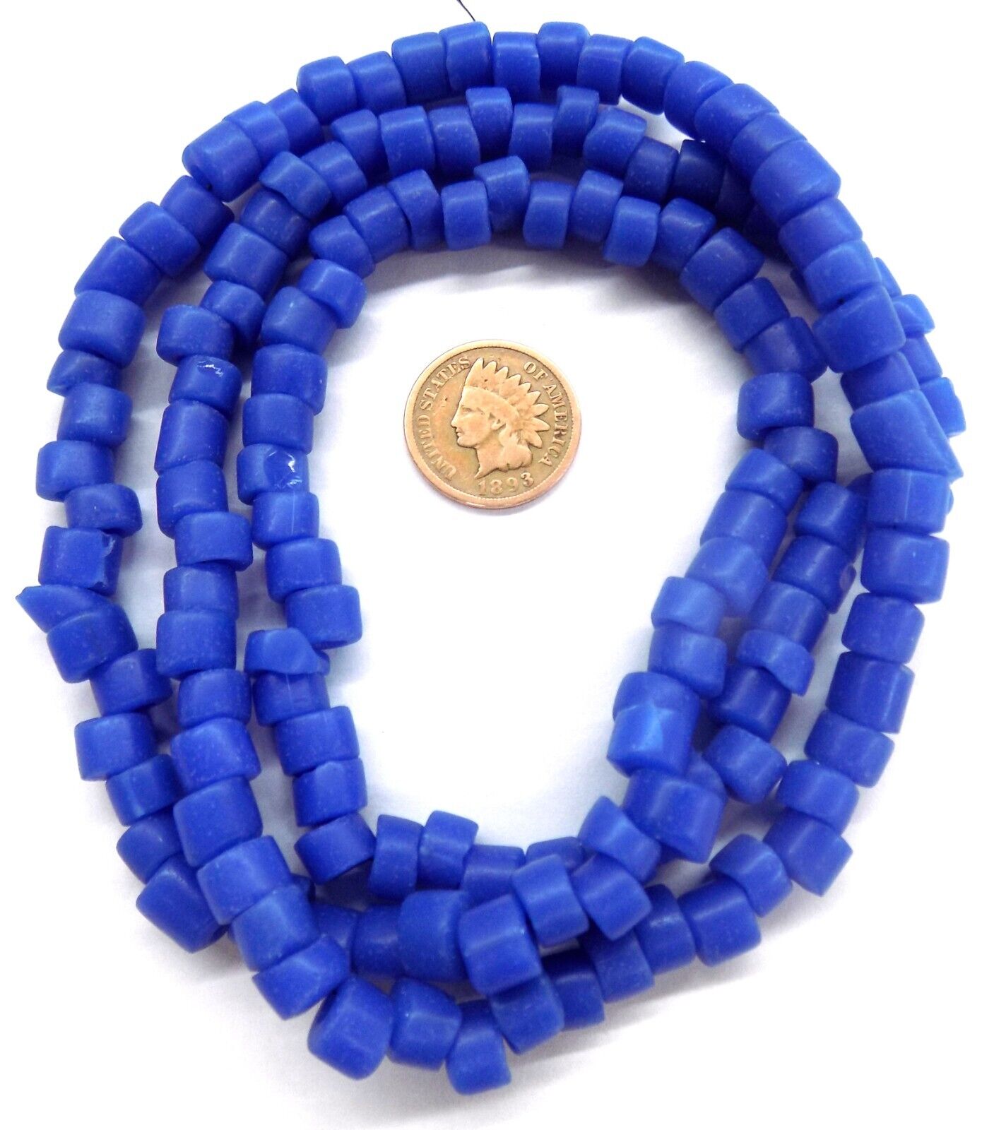 Alaska Russian Blue Cousin Trade Beads African 30\
