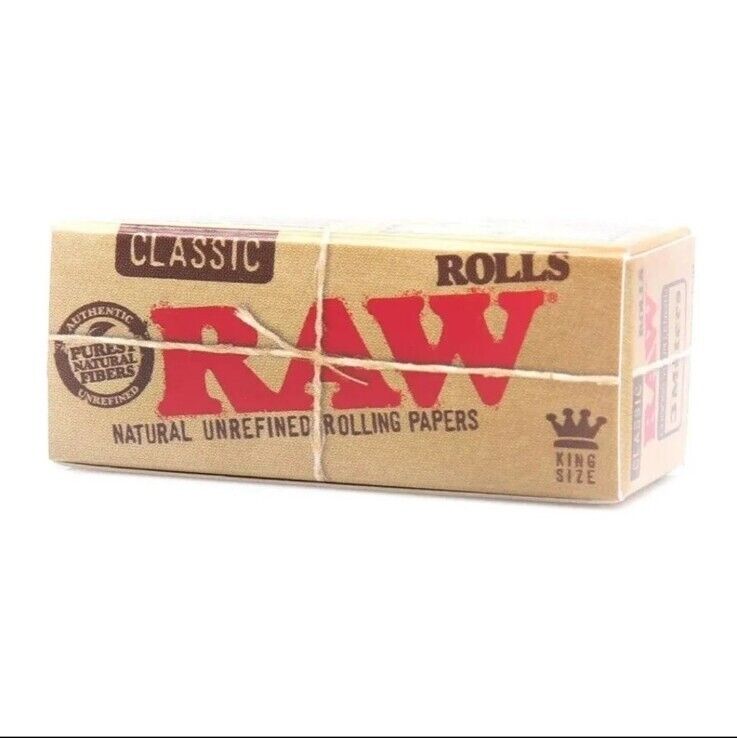 3 Pack of RAW Rolling papers King Size Classic 3 Meter Rolls Rolling Paper