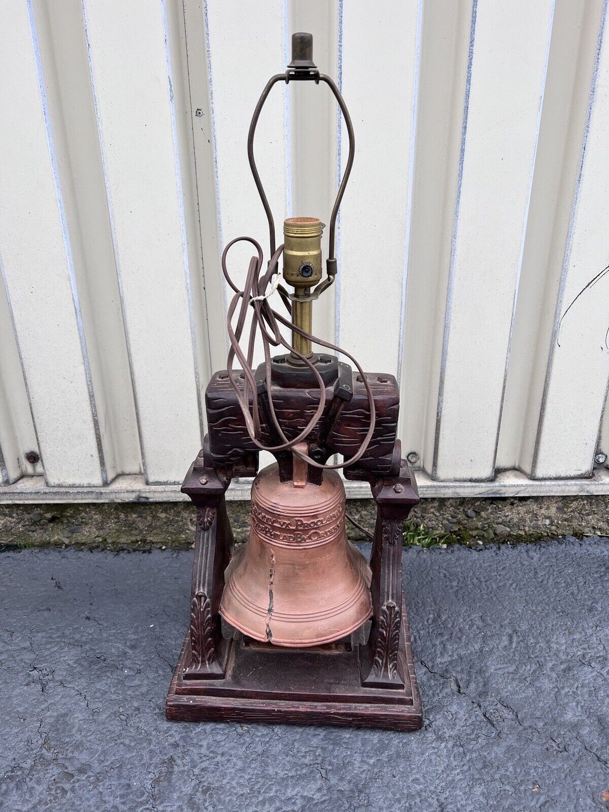 Quartite Creative Corp 1961 Liberty Bell Lamp 25”