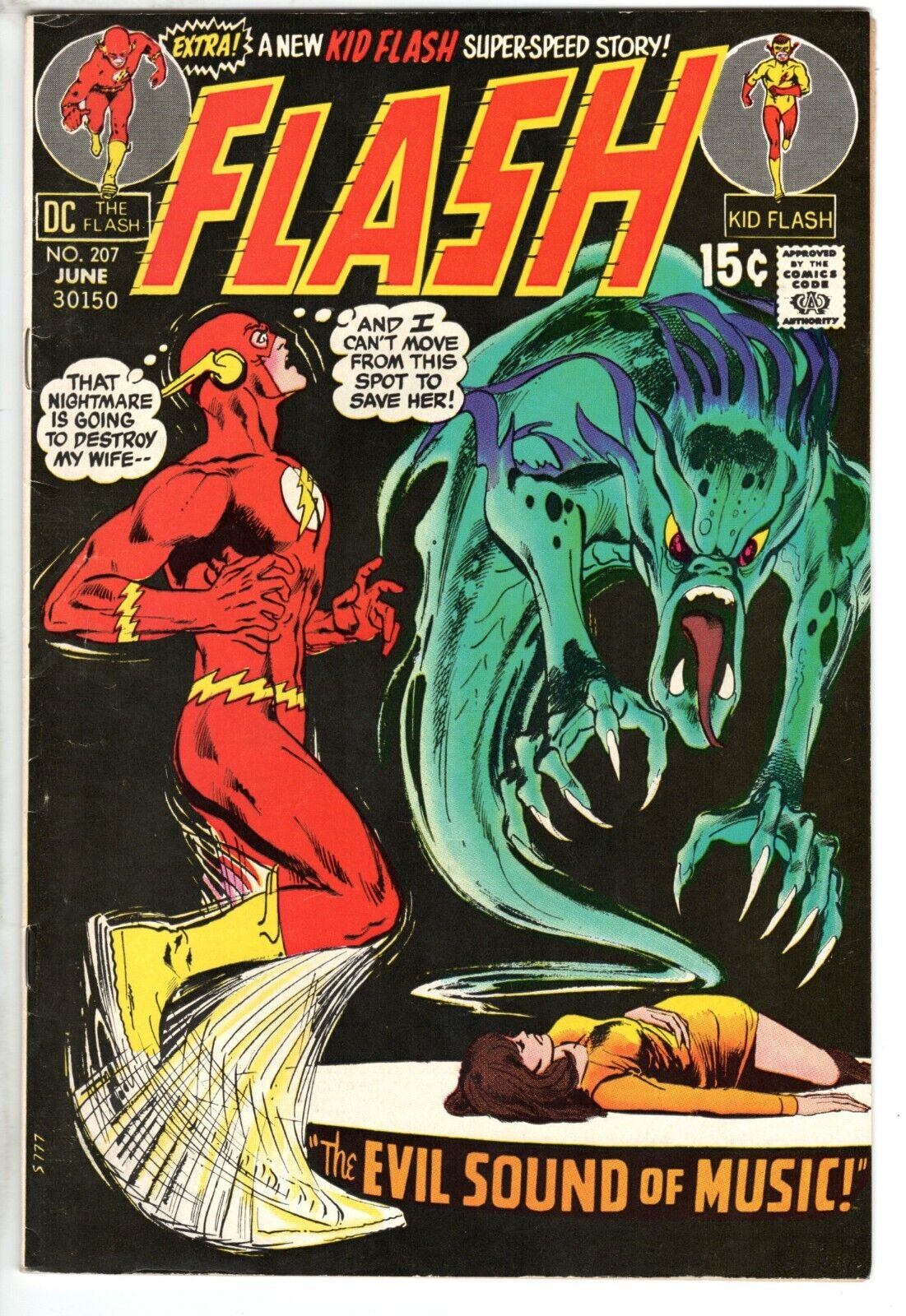 Flash #207,  Very Fine - Near Mint Condition