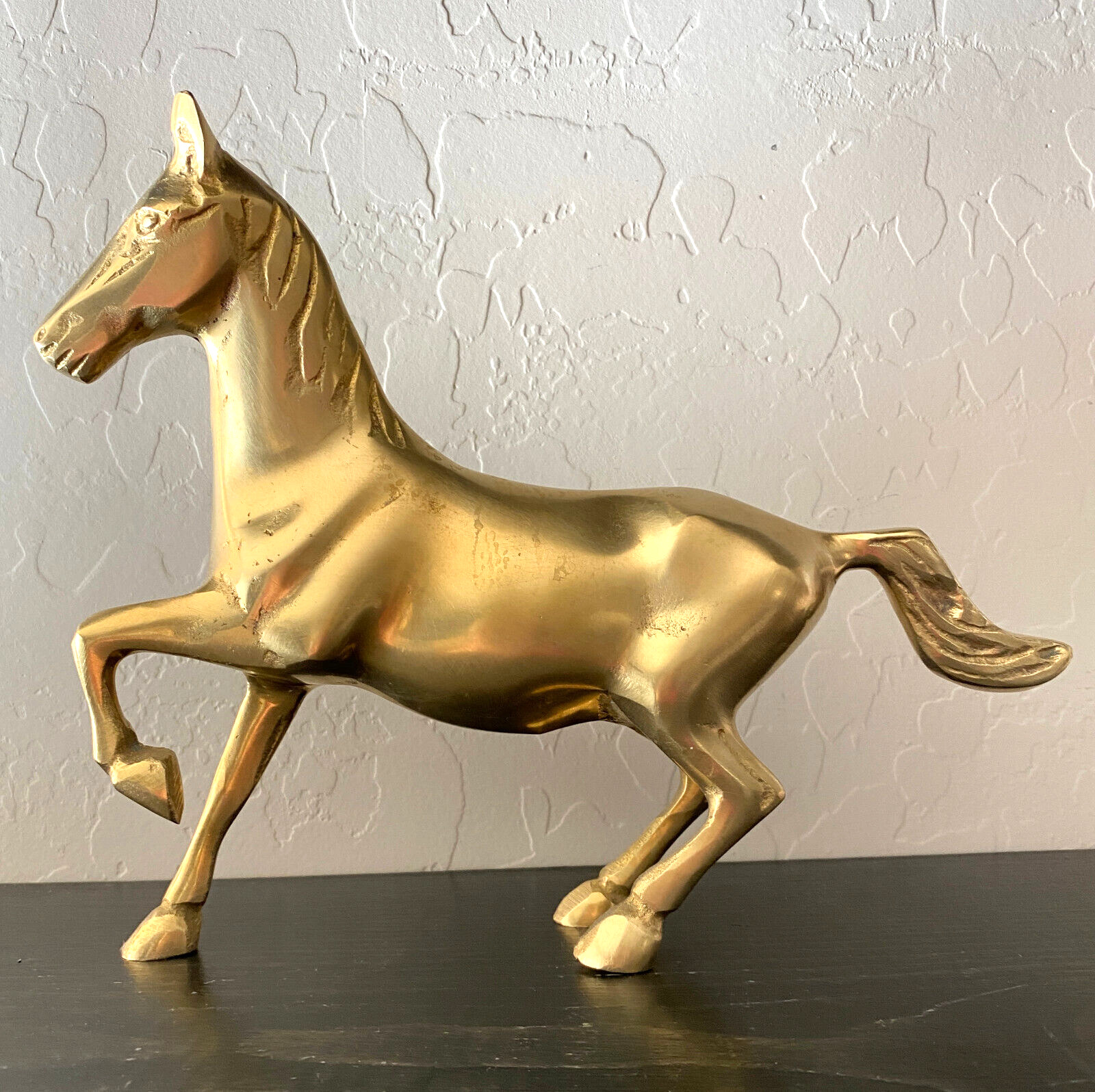 Vintage Brass Horse 8\