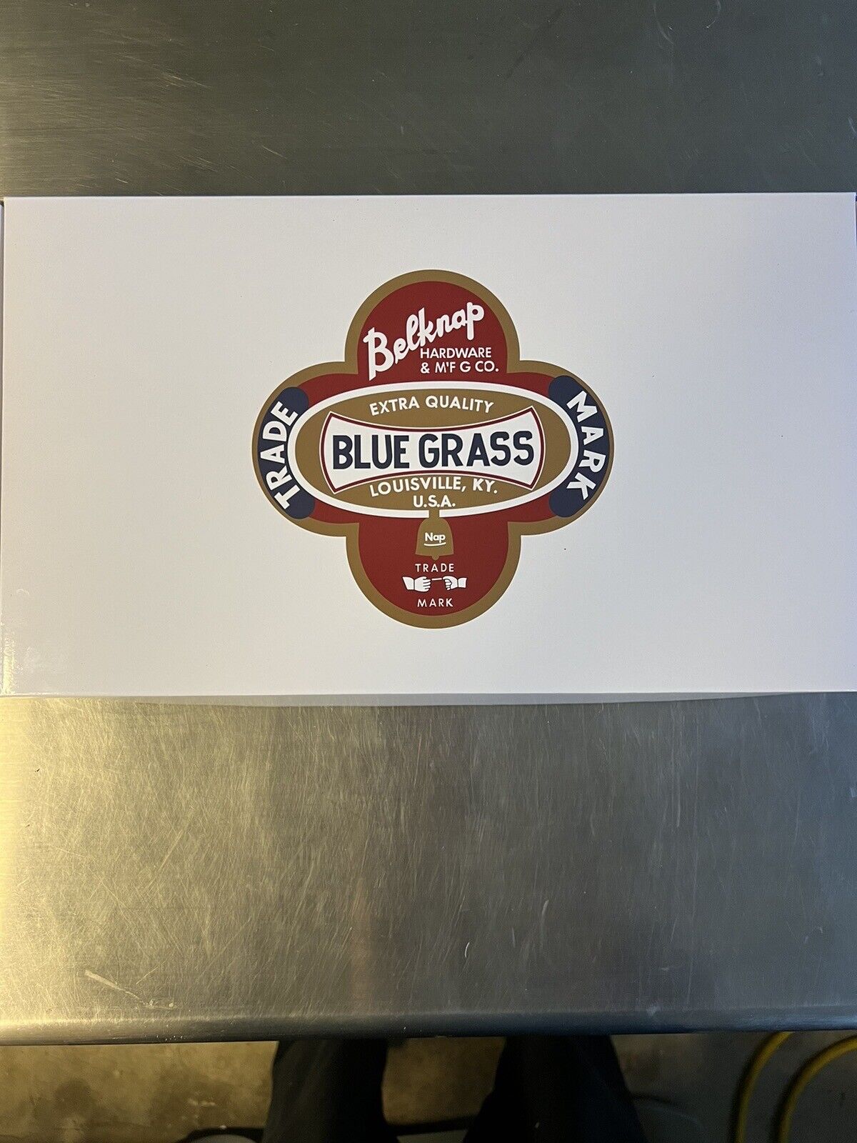 Signed Belknap Blue Grass Hardware Company Camping Hatchet