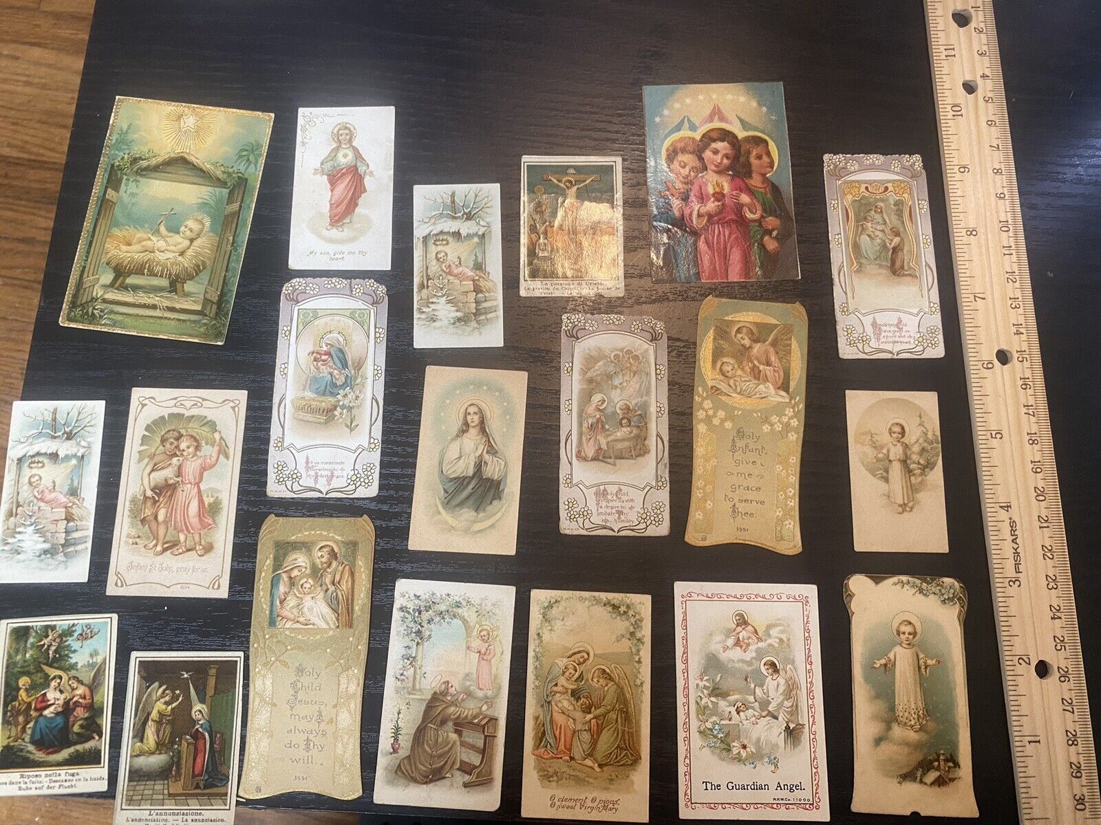 Antique Catholic Prayer Card Religious Collectible 1890's Holy Card Lot Jesus