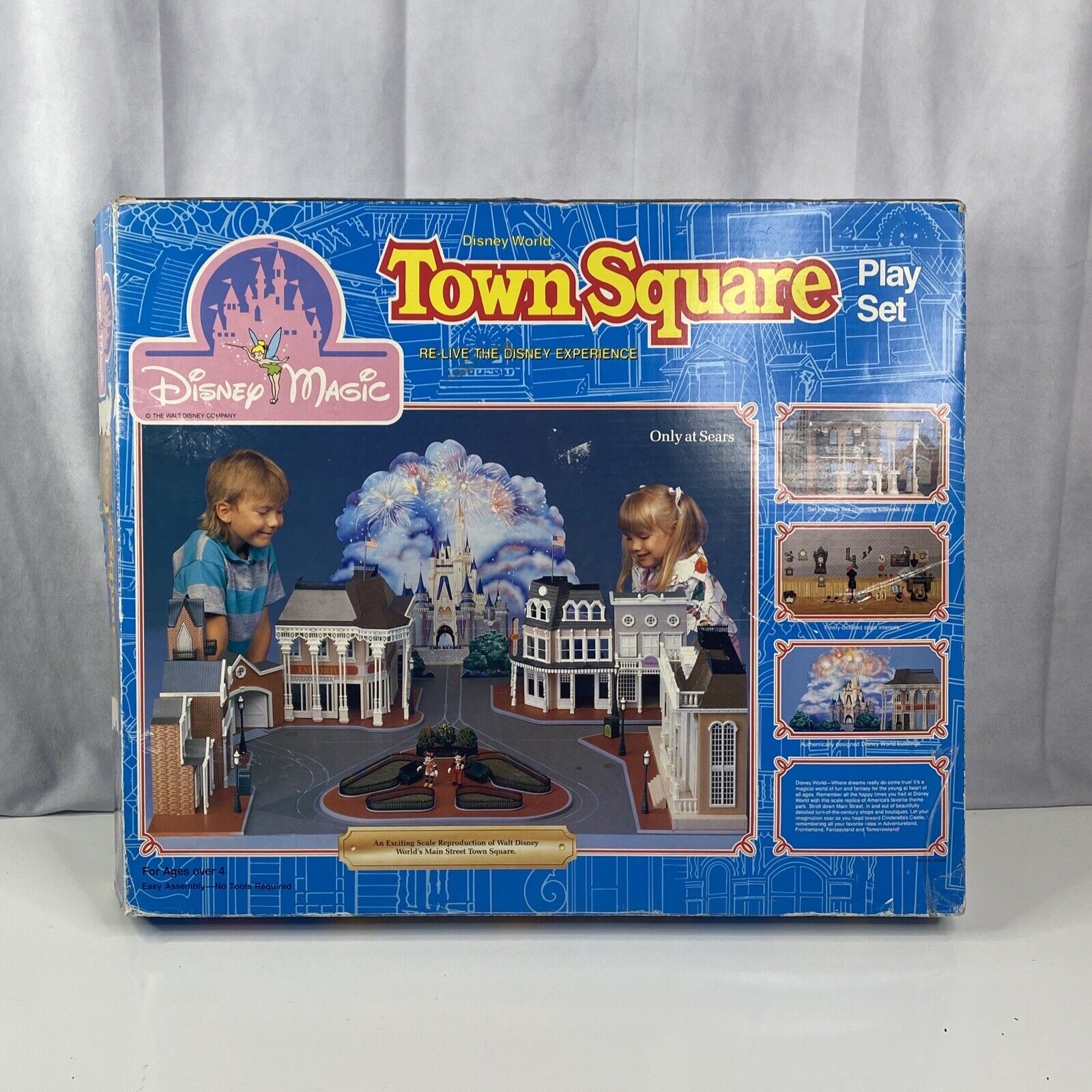 SEARS Disney Magic Town Square Play Set Main ST. 60300 with Box